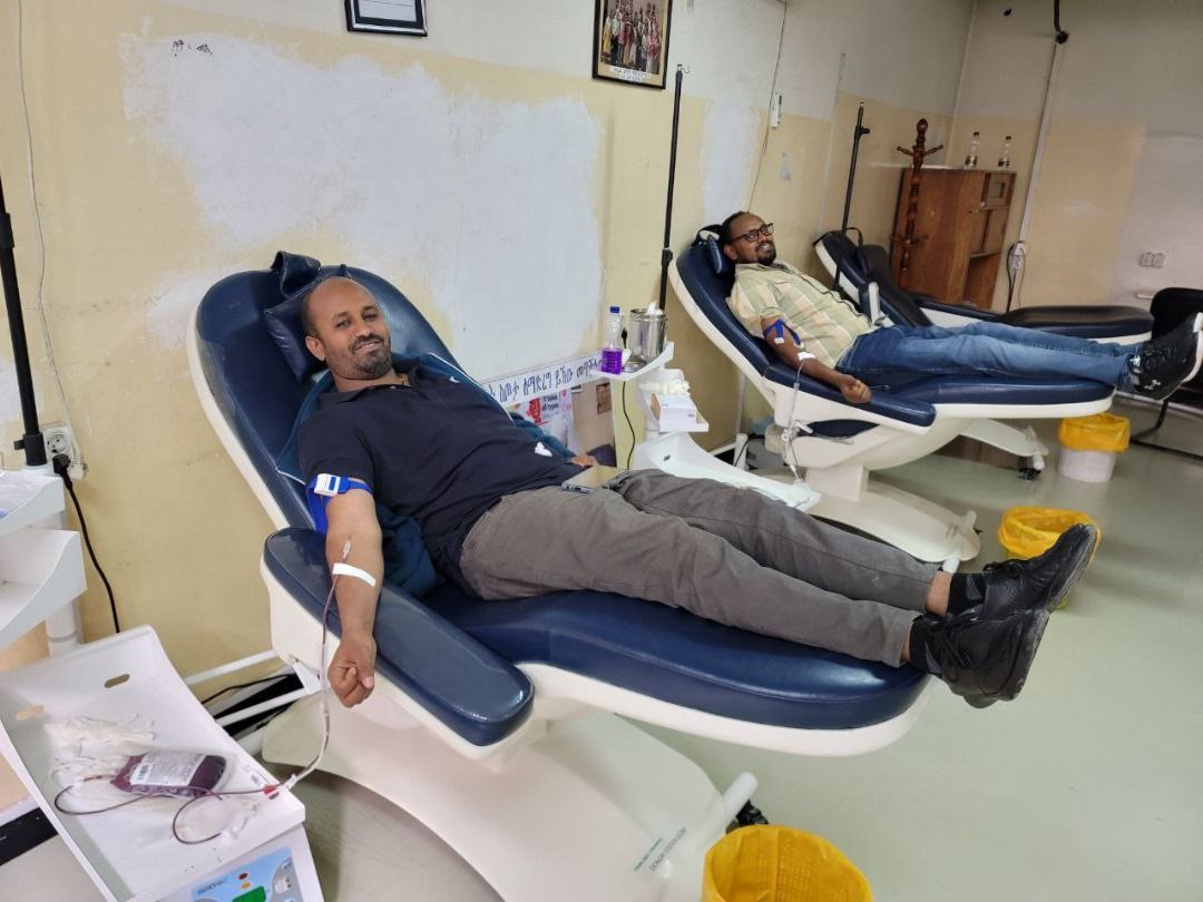 Giving blood